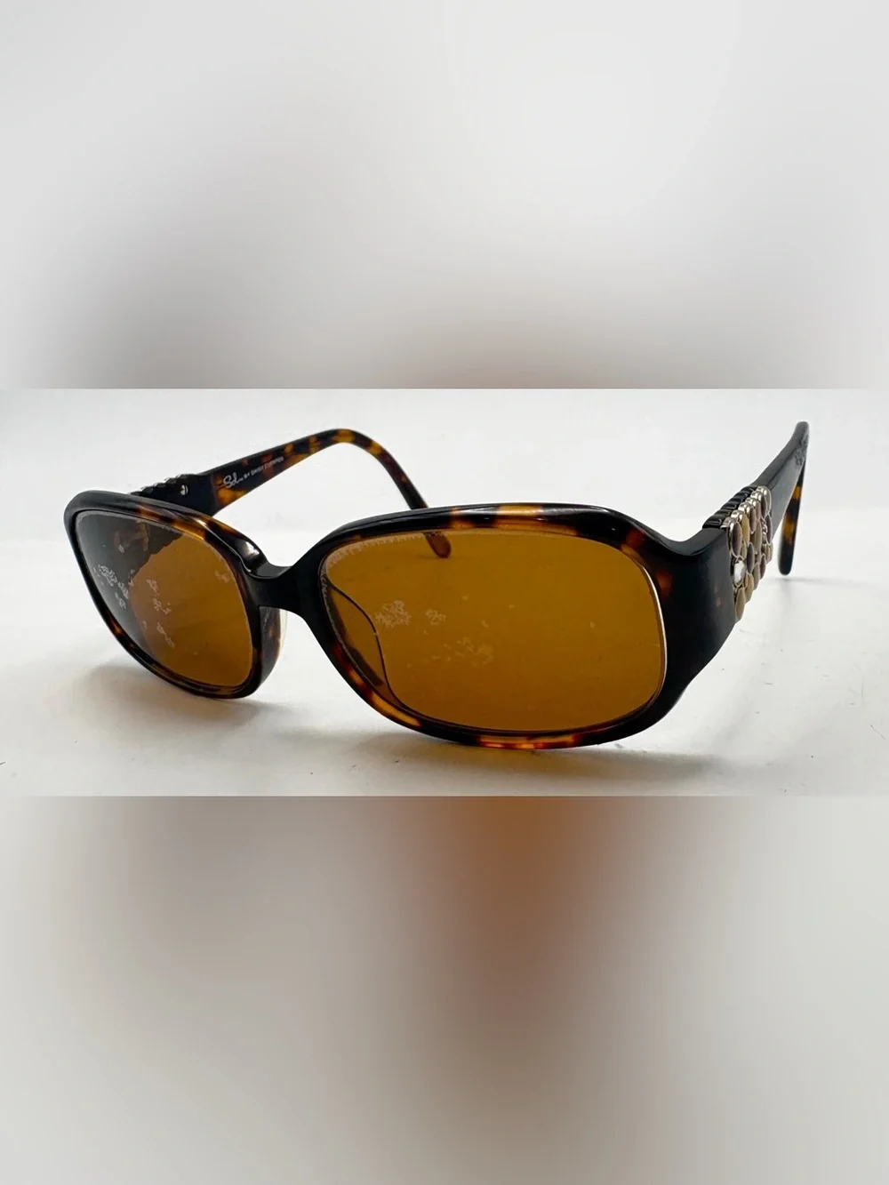 Sol by Daisy Fuentes 106P Tortoise Oval Sunglasses Frames Only
